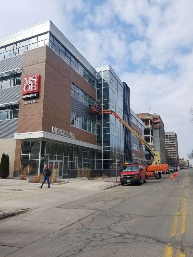 Milwaukee Window Cleaning - MSOE building