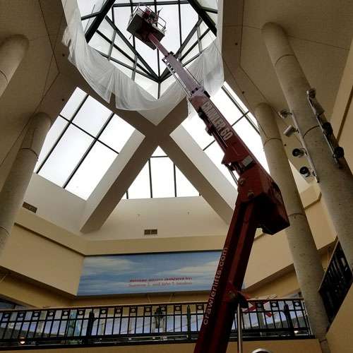 Milwaukee Commercial skylight cleaning